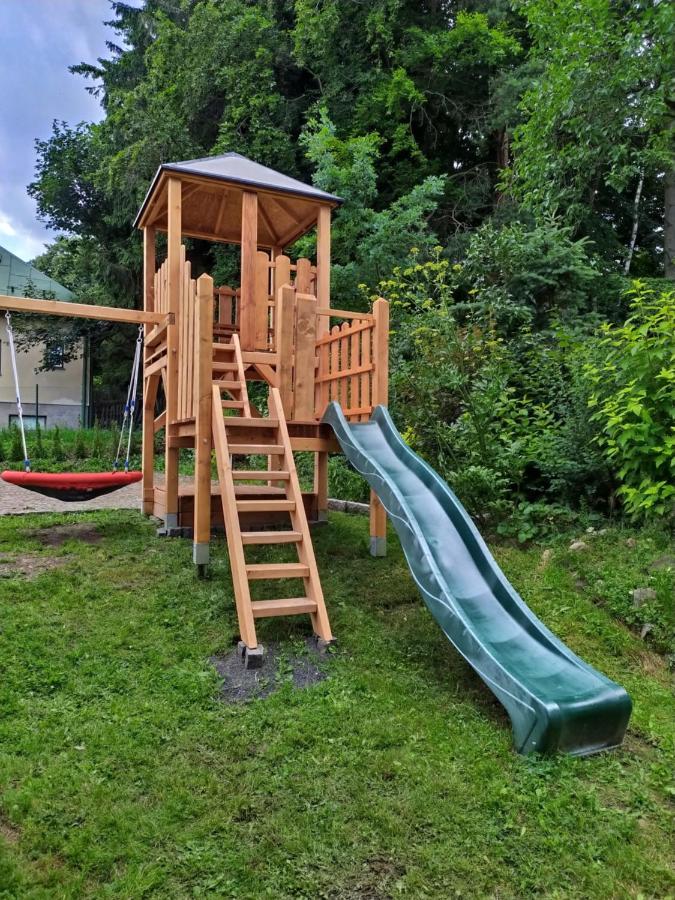 Ferienwohnung Haus Tolštejn Jiřetín pod Jedlovou Exterior foto