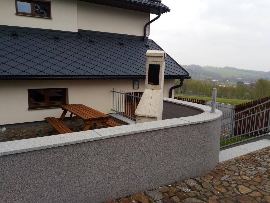 Ferienwohnung Haus Tolštejn Jiřetín pod Jedlovou Exterior foto